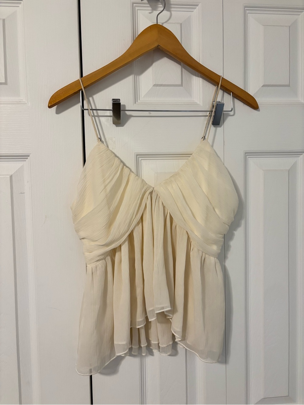 A&F Ruched V-Neck Cami WORN ONCE - Picture 4 of 7